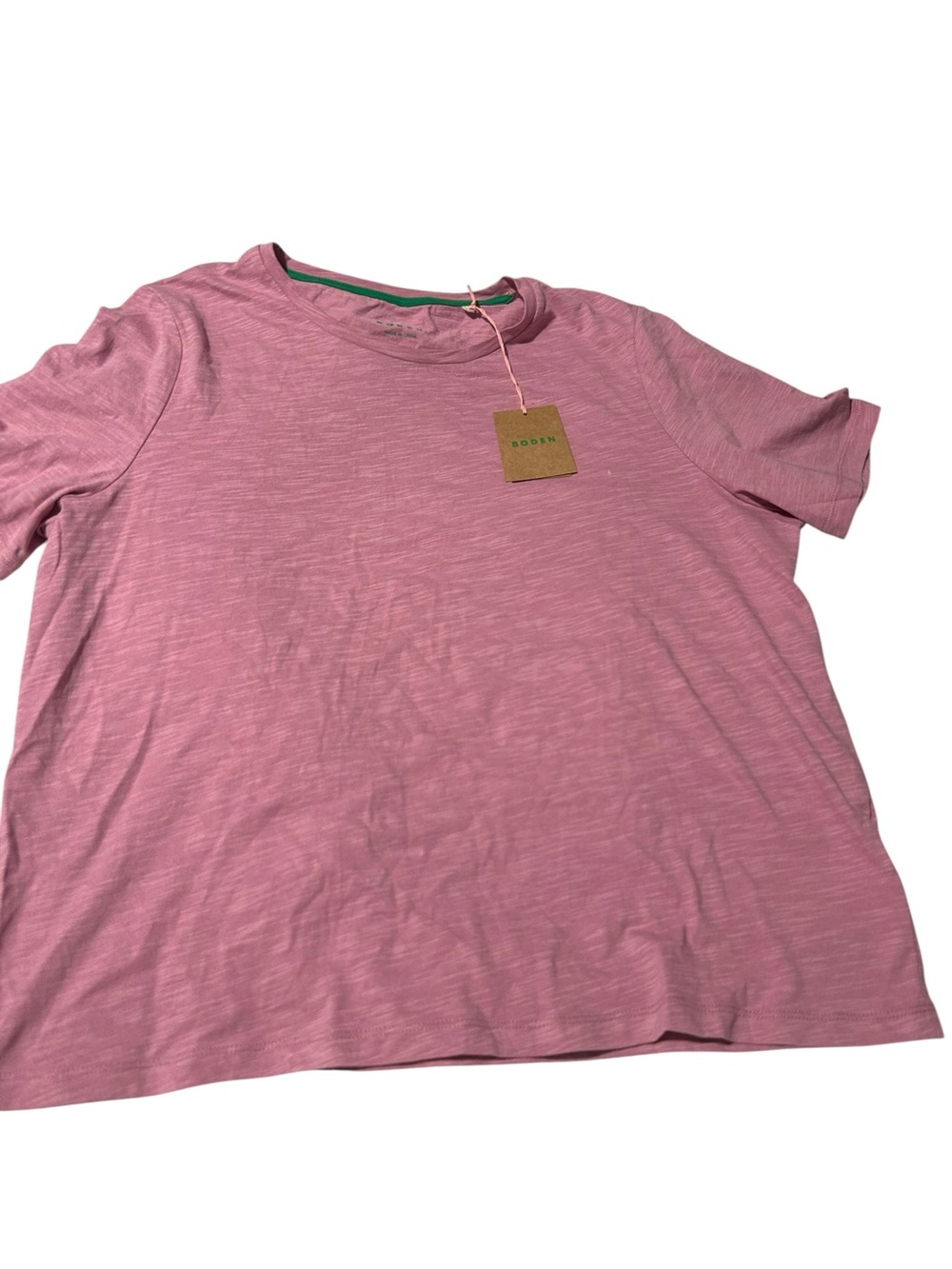 Boden Crew Neck T-Shirt — Dusty Rose - Picture 1 of 2